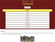 Tablet Screenshot of pensiuneasplendid.ro